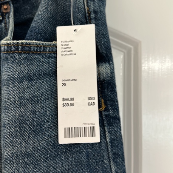 BDG Slim Boot Cut Jeans, Size 28, Denim Medi - Picture 8 of 8